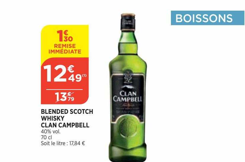 blended scotch whisky clan campbell