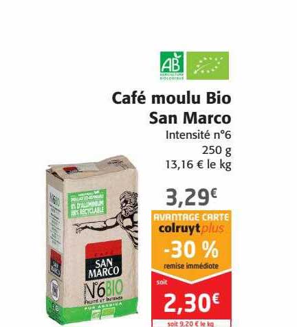 café moulu bio san marco
