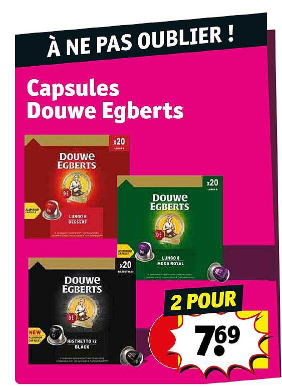 capsules douwe egberts