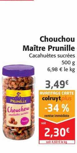 Chouchou Maître Prunille