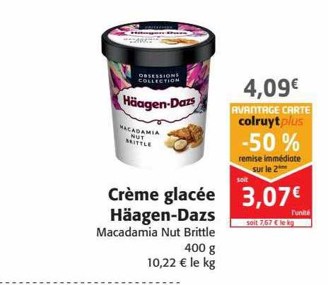 crème glacée häagen-dazs