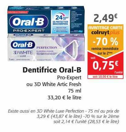 dentifrice oral-b