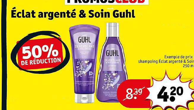 éclat argenté & soin guhl