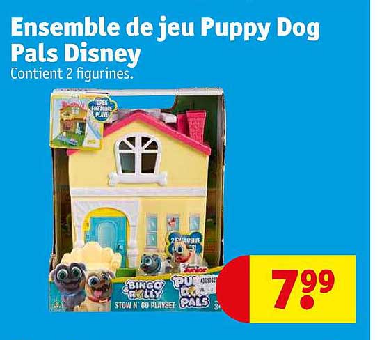 ensemble de jeu puppy dog pals disney
