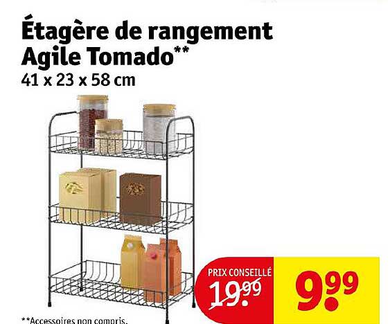 étagère de rangement agile tomado