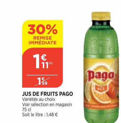 Jus De Fruits Pago