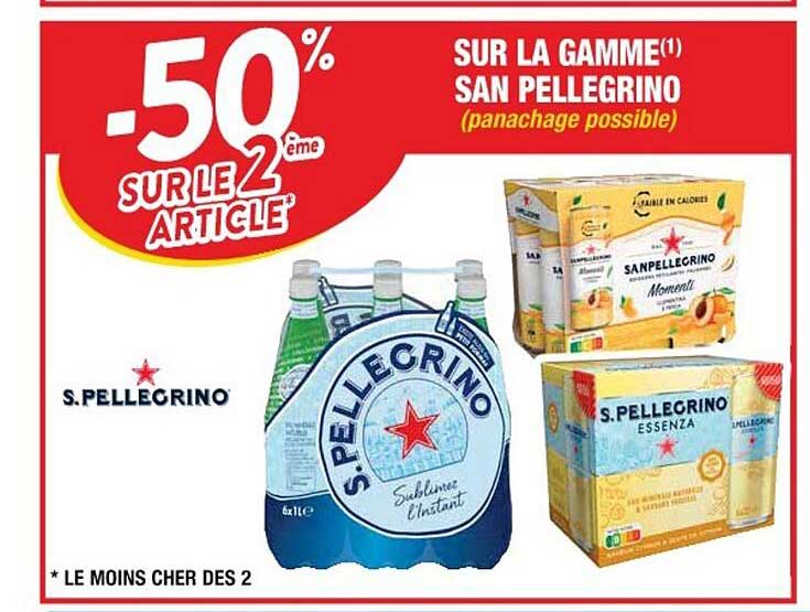 la gamme san pellegrino