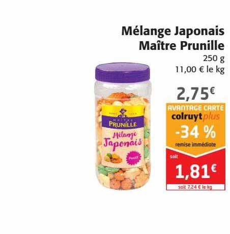Mélange Japonais Maître Prunille