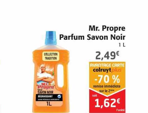 mr. propre parfum savon noir