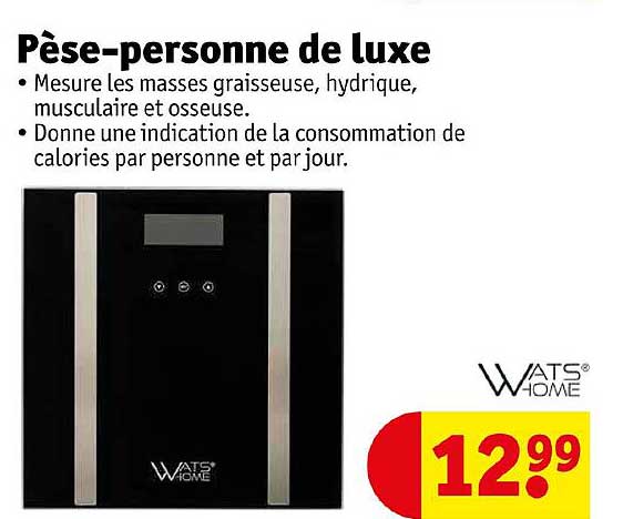 pèse-personne de luxe wats home
