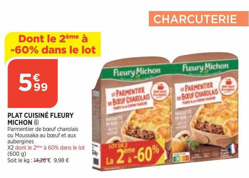 plat cuisiné fleury michon