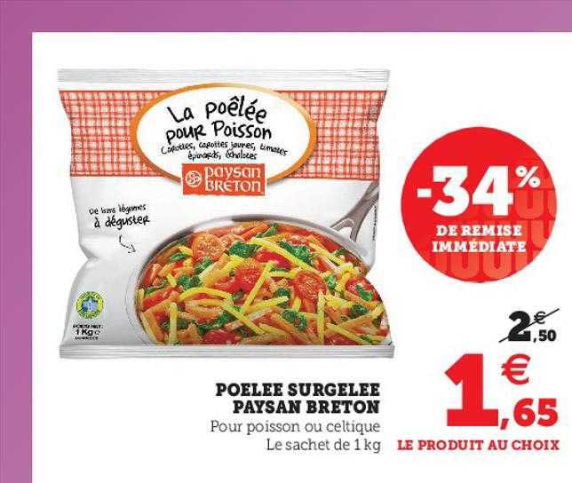 poêlée surgelée paysan breton