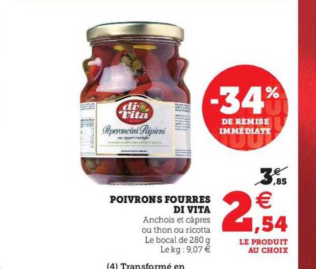 Poivrons Fourrés Di Vita