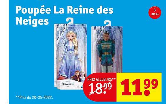 poupée la reine des neiges