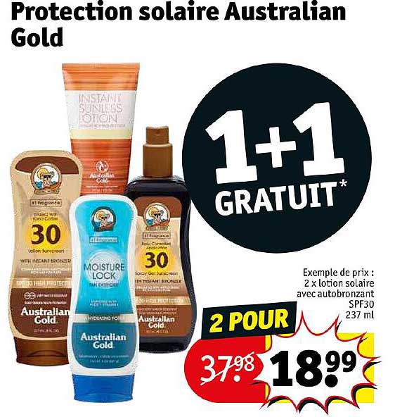 Protection Solaire Australian Gold