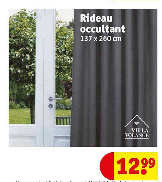 rideau occultant villa volance