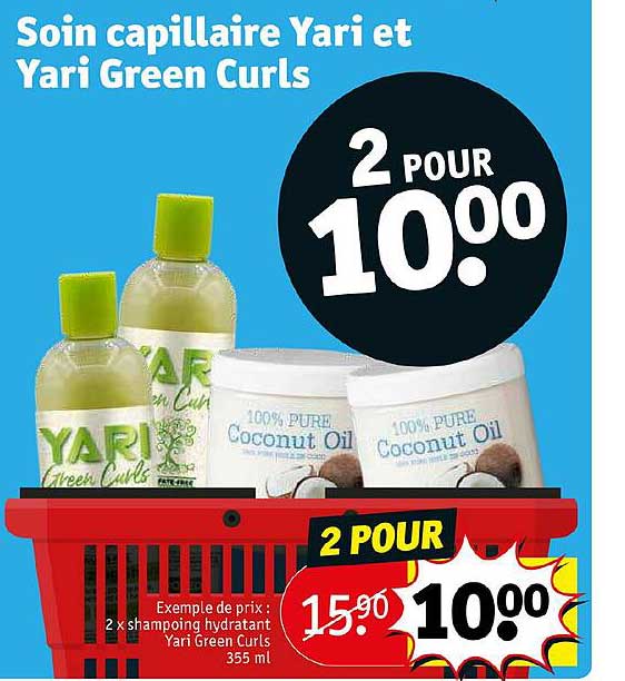 soin capillaire yari et yari green curls