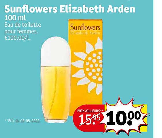 sunflowers elizabeth arden
