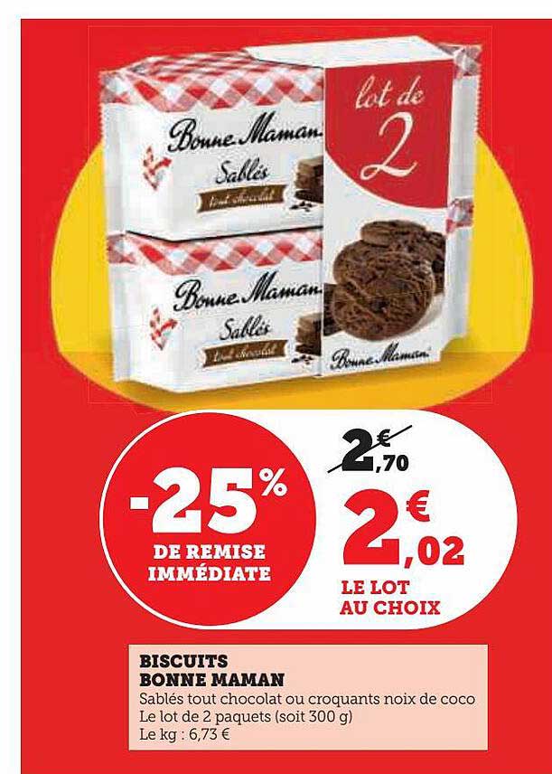 biscuits bonne maman