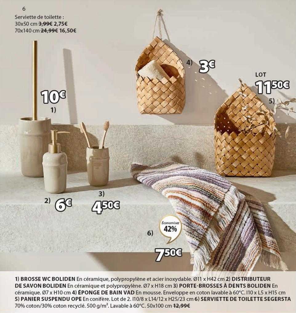 Brosse Wc Boliden, Distributeur De Savon Boliden, Porte-brosses à Dents Boliden, éponge De Bain Vad, Panier Suspendu Ope, Serviette De Toilette Segersta