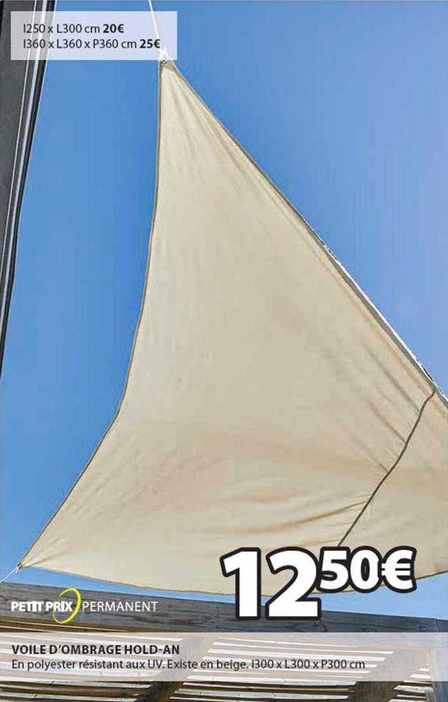 voile d'ombrage hold an