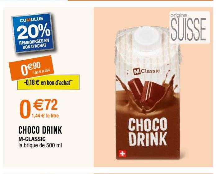 choco drink m-classic