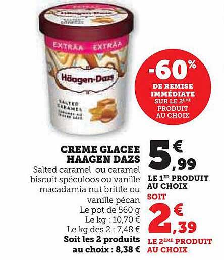 crème glacée häagen dazs