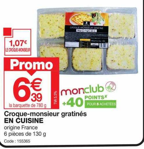 croque-monsieur gratinés en cuisine