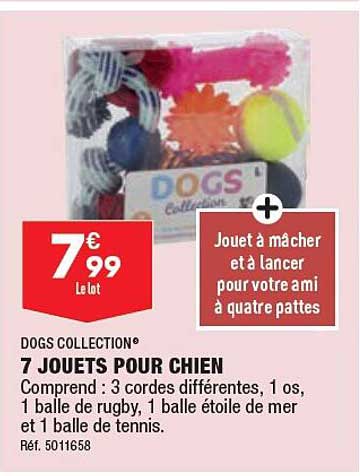 dogs collection 7 jouets pour chien
