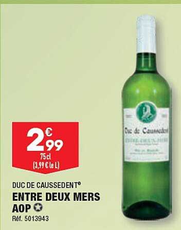 Duc De Caussedent Entre Deux Mers Aop