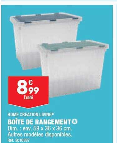 Home Création Living Boîte De Rangement