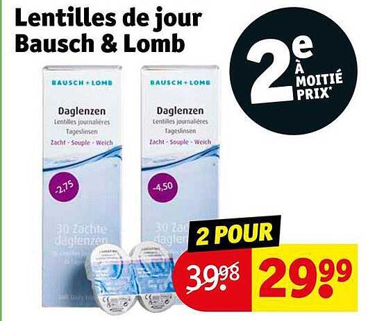 lentilles de jour bausch & lomb