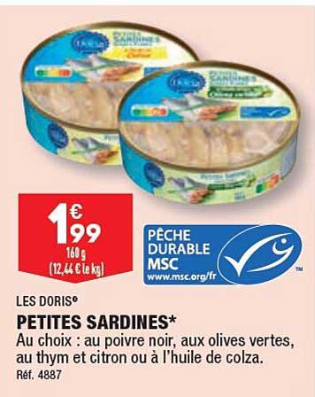 les doris petites sardines