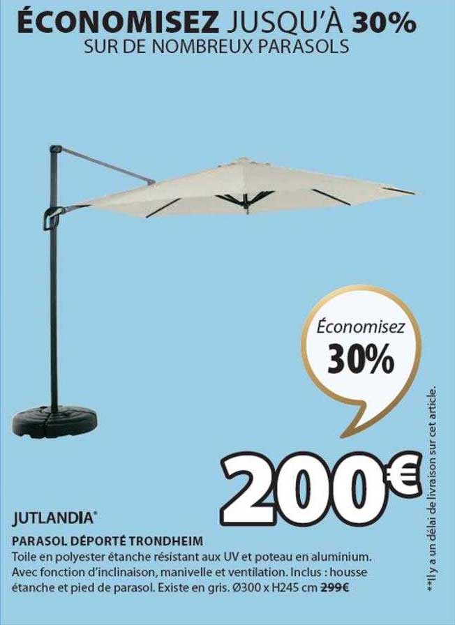 Parasol Déporté Trondheim Jutlandia