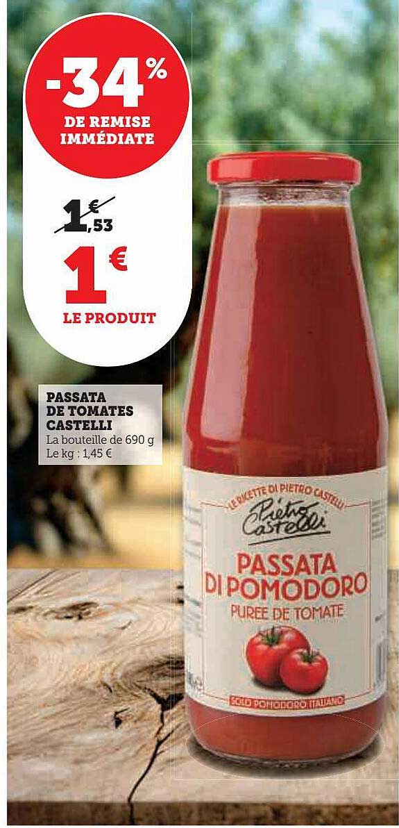 Passata De Tomates Castelli