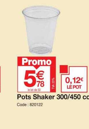 pots shaker 300/450 cc