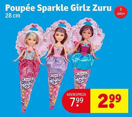 poupée sparkle girlz zuru
