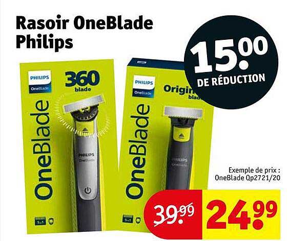 Rasoir OneBlade Philips