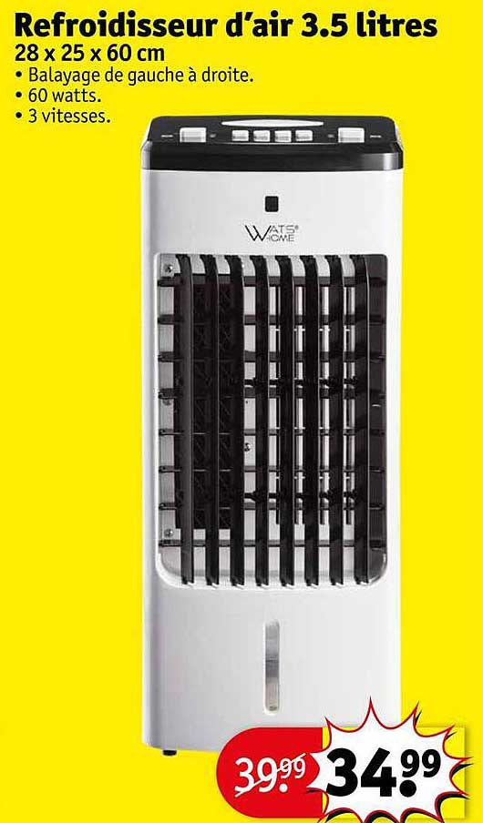 refroidisseur d'air 3.5 litres