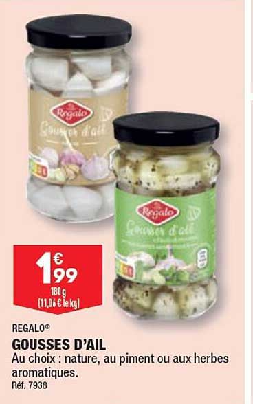 regalo gousses d'ail