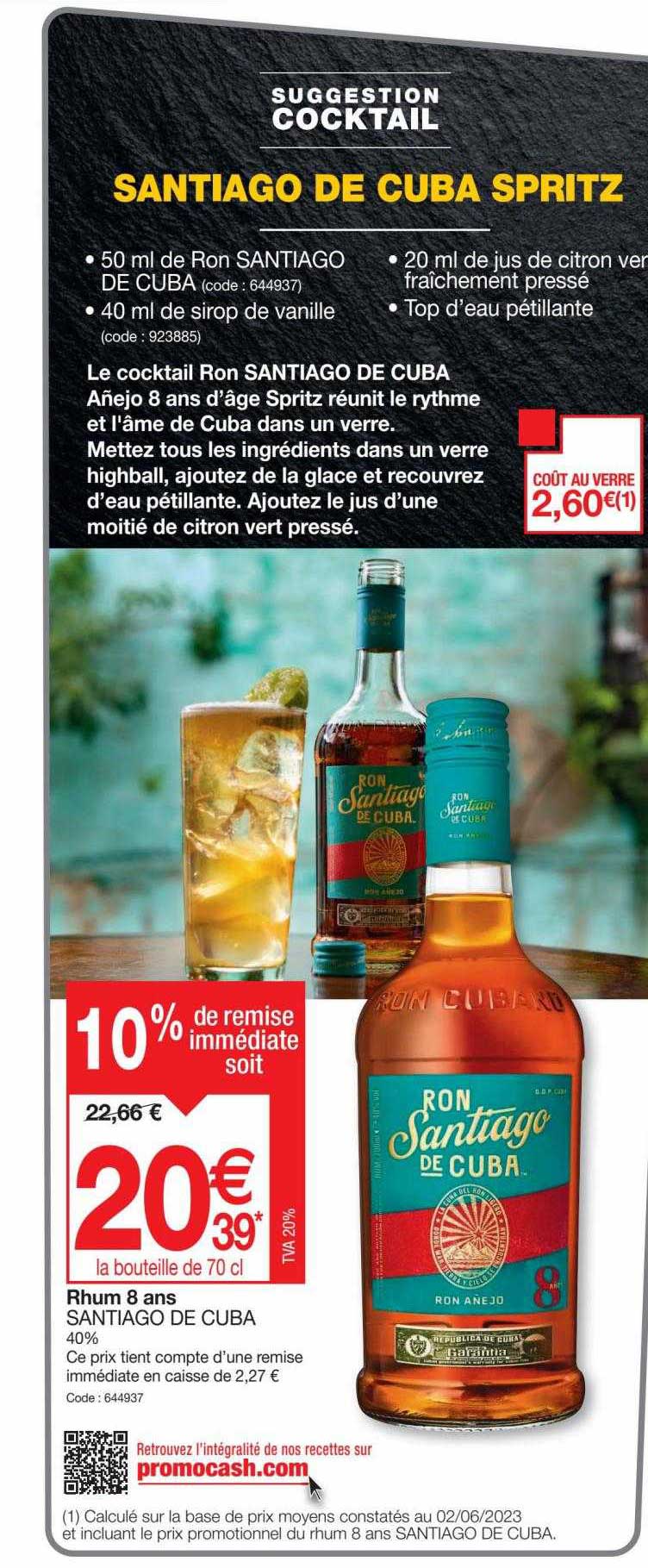 rhum 8 ans santiago de cuba