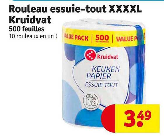 rouleau essuie-tout xxxxl kruidvat