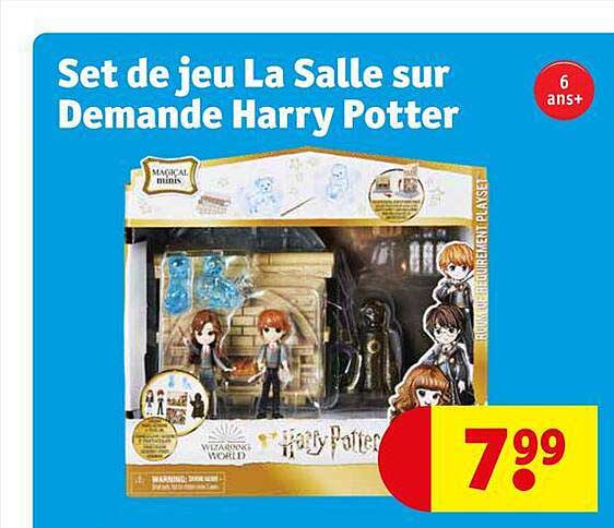 set de jeu la salle sur demande harry potter