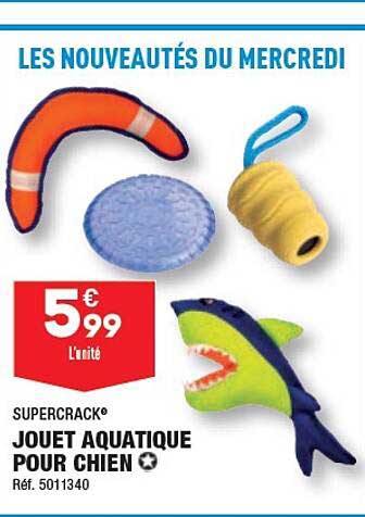 supercrack jouet aquatique pour chien