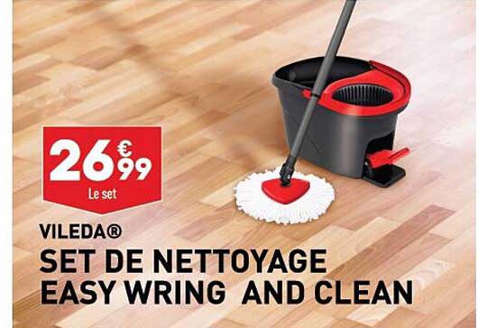 vileda set de nettoyage easy wring and clean