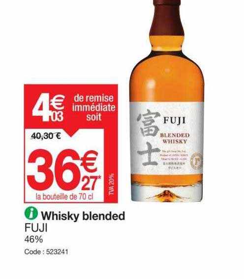 whisky blended fuji