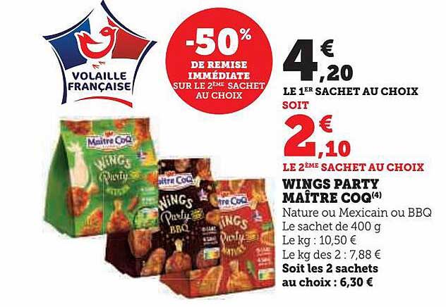 wings party maître coq