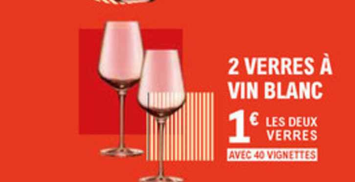 2 Verres à Vin Blanc