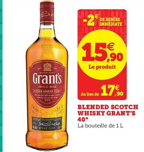 Blended Scotch Whisky Grant S 40°
