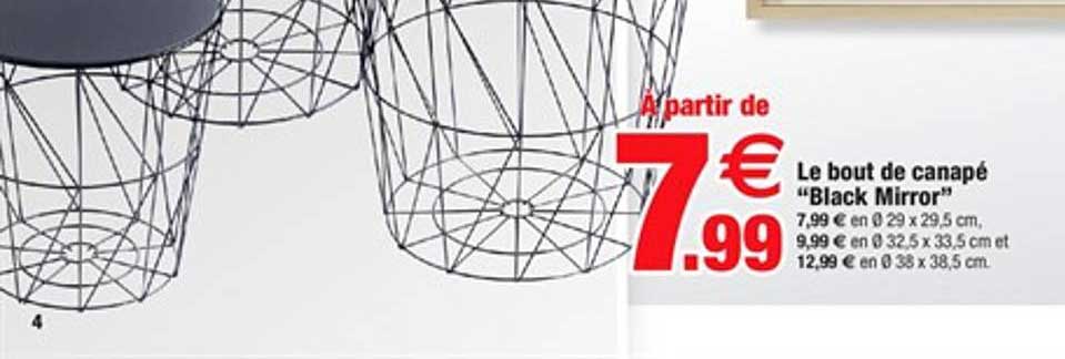 bout de canapé black mirror